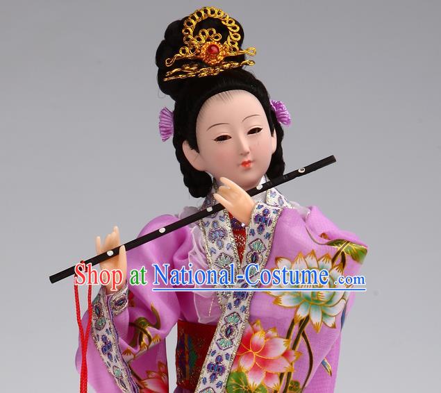 Handmade Traditional China Beijing Silk Figurine - the Four Great Beauties Diao Chan