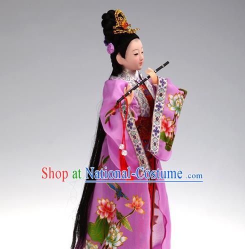 Handmade Traditional China Beijing Silk Figurine - the Four Great Beauties Diao Chan