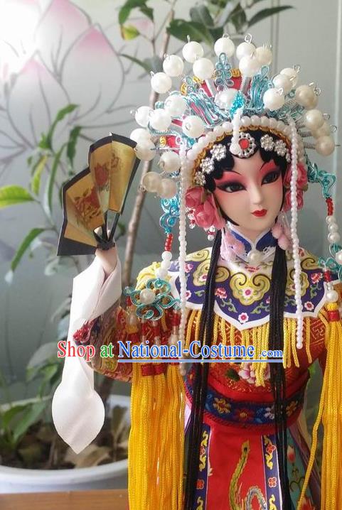 Handmade China Traditional Peking Opera Doll Beijing Silk Figurine - Yang Yuhuan