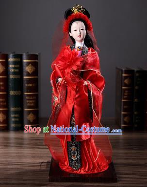 Handmade A Dream in Red Mansions Traditional China Beijing Silk Figurine the Twelve Hairpins of Jinling - Jia Tan Chun