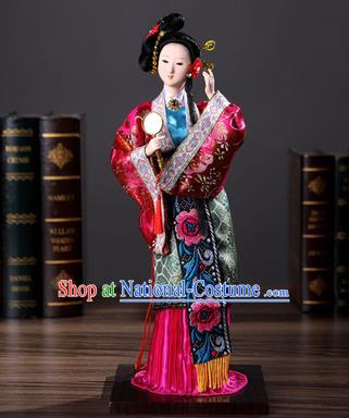 Handmade Traditional China Beijing Silk Figurine the Twelve Hairpins of Jinling A Dream in Red Mansions - Qin Keqing