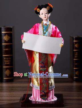 Handmade Traditional China Beijing Silk Figurine A Dream in Red Mansions the Twelve Hairpins of Jinling - Jia Xi Chun