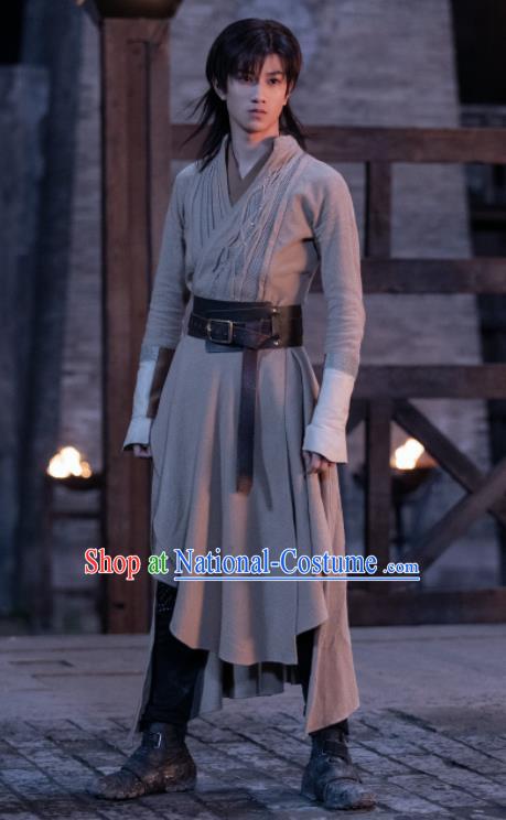 Chinese TV Show Douluo Dalu Young Swordsman Ma Hongjun Clothing Ancient Hero Garment Costumes