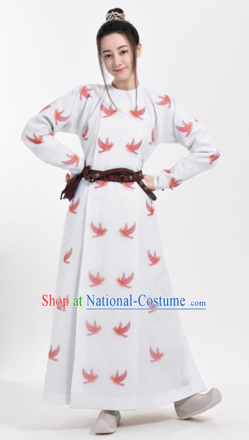 Chinese Ancient Princess Garment Costumes Traditional Swordswoman Apparels Drama The Long Ballad Li Chang Ge Clothing