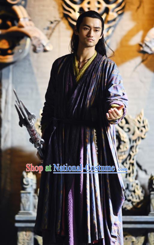 China Romance Drama The Blessed Girl Huotu Xin Costumes Traditional Clothing Ancient Swordsman Garments