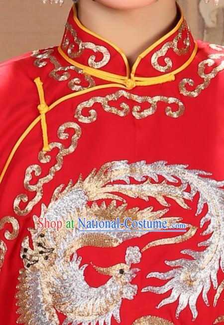 China Peking Opera Xiao Dan Red Dress Garments Traditional Opera Actress Clothing Beijing Opera Diva Costume