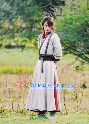 China Traditional Hanfu Apparels Wuxia Drama The Legend of Fei Xie Yun Clothing Ancient Young Swordsman Garment Costumes