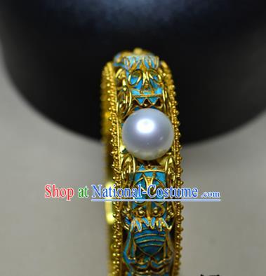 China National Filigree Bracelet Jewelry Traditional Handmade Cloisonne Bangle Accessories