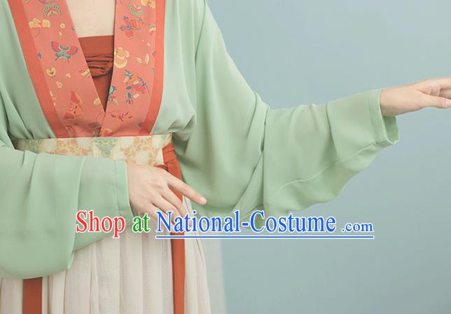 China Song Dynasty Historical Clothing Ancient Young Female Hanfu Costumes