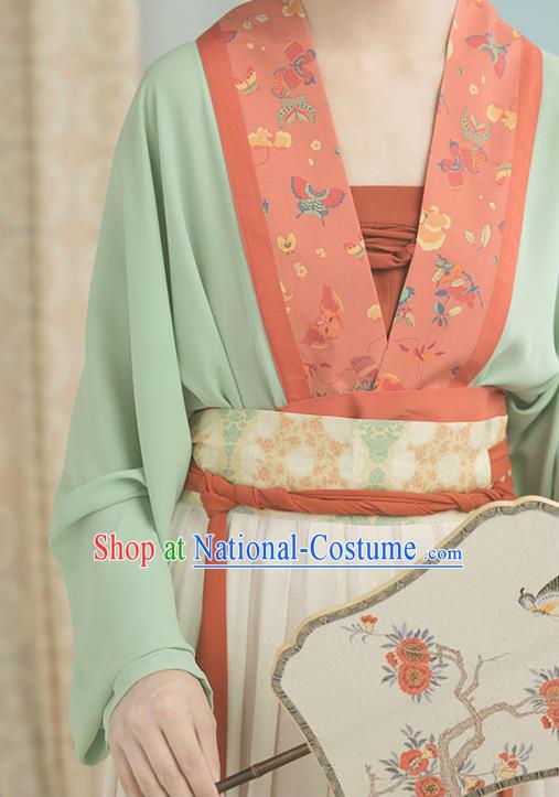 China Song Dynasty Historical Clothing Ancient Young Female Hanfu Costumes