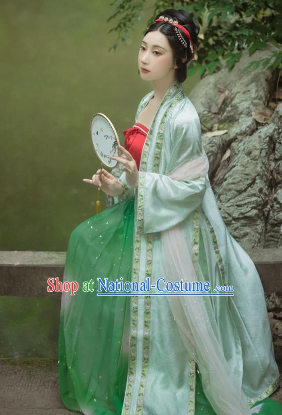 Ancient China Nobility Beauty Hanfu Clothing Traditional Song Dynasty Imperial Consort Historical Costumes