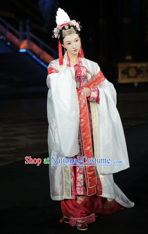 Traditional China Song Dynasty Wedding Historical Costumes Ancient Court Empress Hanfu Clothing Full Set