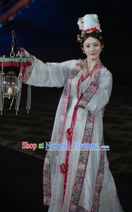 China Ancient Imperial Concubine Hanfu Clothing Traditional Song Dynasty Historical Costumes