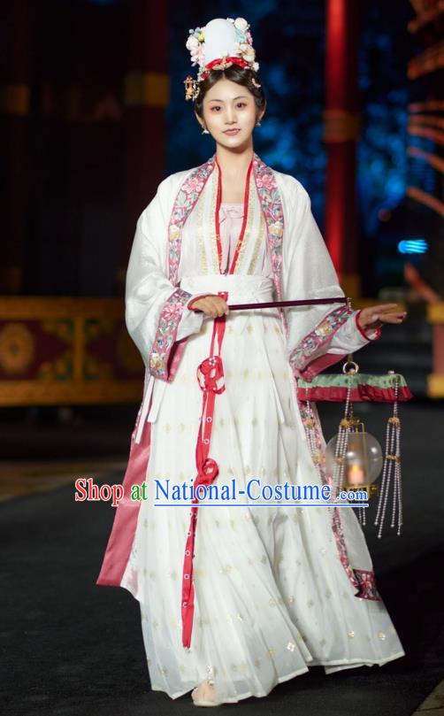 China Ancient Imperial Concubine Hanfu Clothing Traditional Song Dynasty Historical Costumes