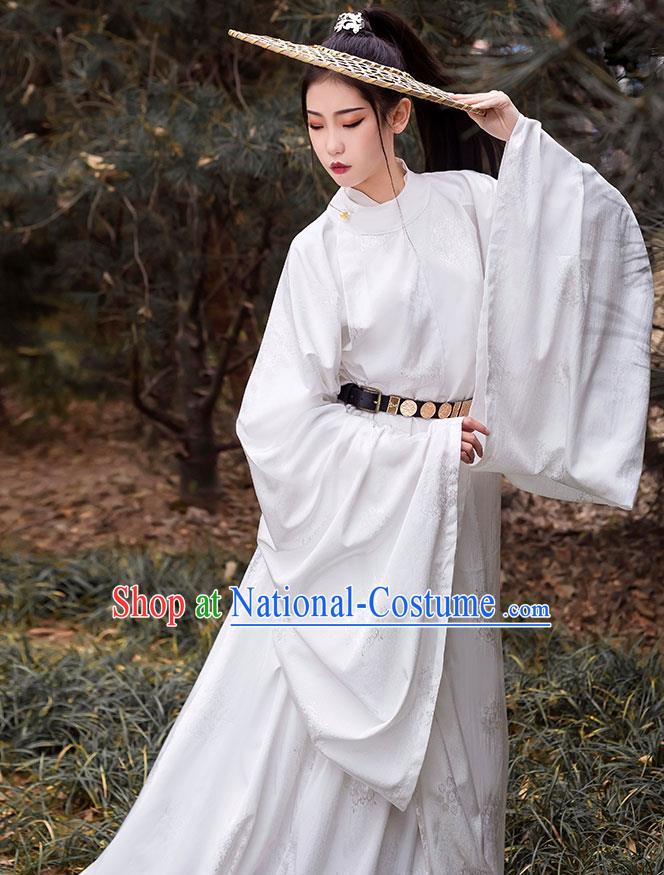 China Traditional Ming Dynasty Swordsman Hanfu Clothing Ancient Nobility Childe Costumes