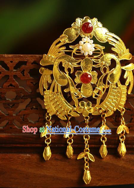 Chinese Traditional Agate Necklet Accessories Ancient Empress Necklace Pendant