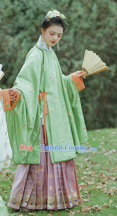 China Ancient Imperial Consort Costumes Traditional Hanfu Dress Ming Dynasty Royal Woman Historical Clothing