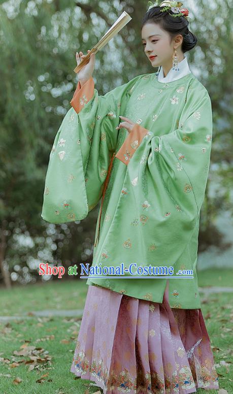 China Ancient Imperial Consort Costumes Traditional Hanfu Dress Ming Dynasty Royal Woman Historical Clothing