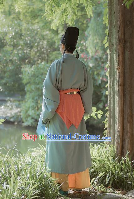 China Ancient Scholar Historical Costume Traditional Song Dynasty Nobility Childe Hanfu Clothing