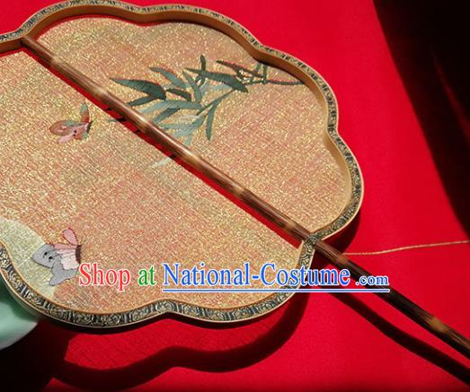 China Traditional Ming Dynasty Hanfu Fan Palace Fan Handmade Silk Fans