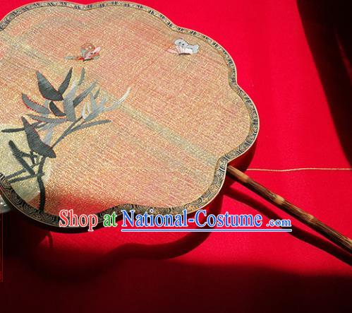 China Traditional Ming Dynasty Hanfu Fan Palace Fan Handmade Silk Fans