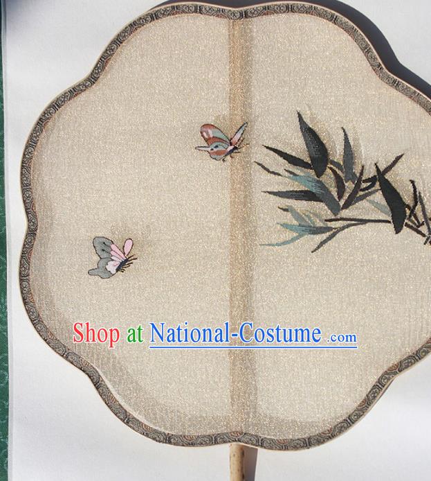 China Traditional Ming Dynasty Hanfu Fan Palace Fan Handmade Silk Fans