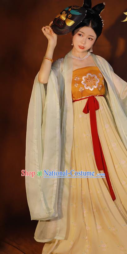 China Ancient Court Infanta Hanfu Dress Clothing Traditional Tang Dynasty Princess Tai Ping Historical Costume