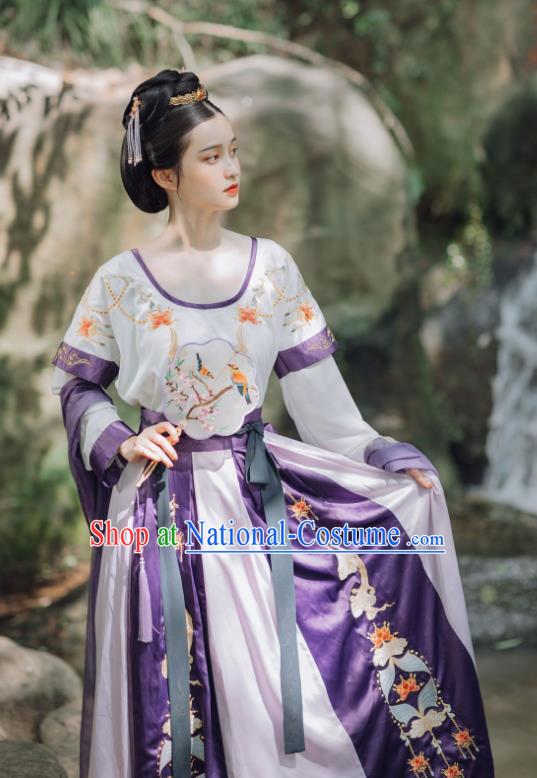 China Ancient Court Princess Replica Clothing Traditional Tang Dynasty Palace Lady Hanfu Dress