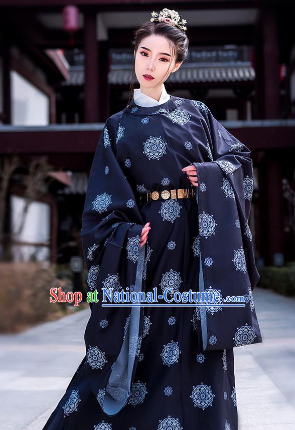 China Ancient Nobility Childe Hanfu Clothing Traditional Ming Dynasty Swordsman Costume for Men