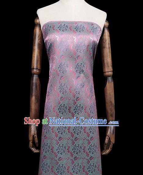 China Traditional Qipao Dress Song Brocade Drapery Classical Cheongsam Jacquard Silk Fabric