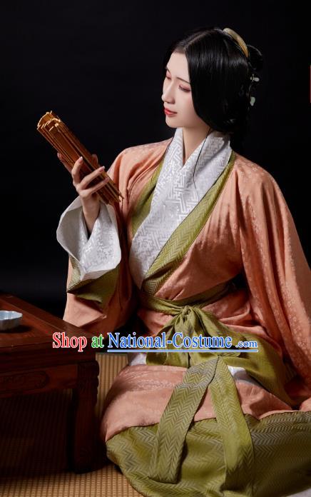 Chinese Ancient Court Beauty Costume Traditional Han Dynasty Princess Hanfu Dress Historical Clothing