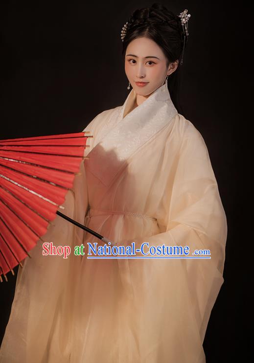 Chinese Ancient Patrician Lady Clothing Traditional Ming Dynasty Palace Princess Hanfu Dress