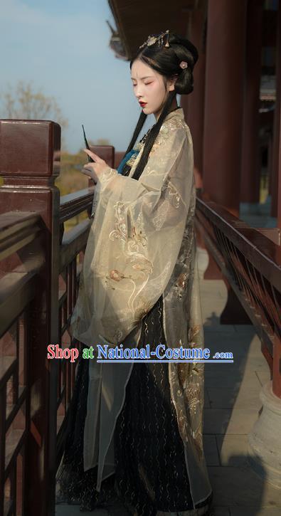 China Traditional Tang Dynasty Historical Clothing Ancient Imperial Concubine Hanfu Dress Apparels