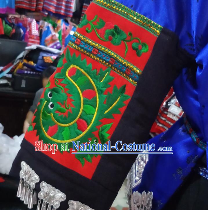 Chinese Hmong Ethnic Wedding Costumes Traditional Miao National Minority Folk Dance Clothing