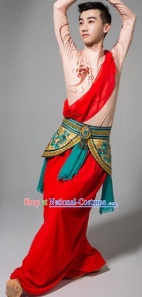 Chinese Classical Dance Costumes Stage Performance Clothing Flying Sky Dance Outfits for Men