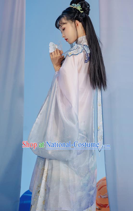 China Ancient Court Princess Hanfu Clothing Traditional Ming Dynasty Nobility Lady Costumes