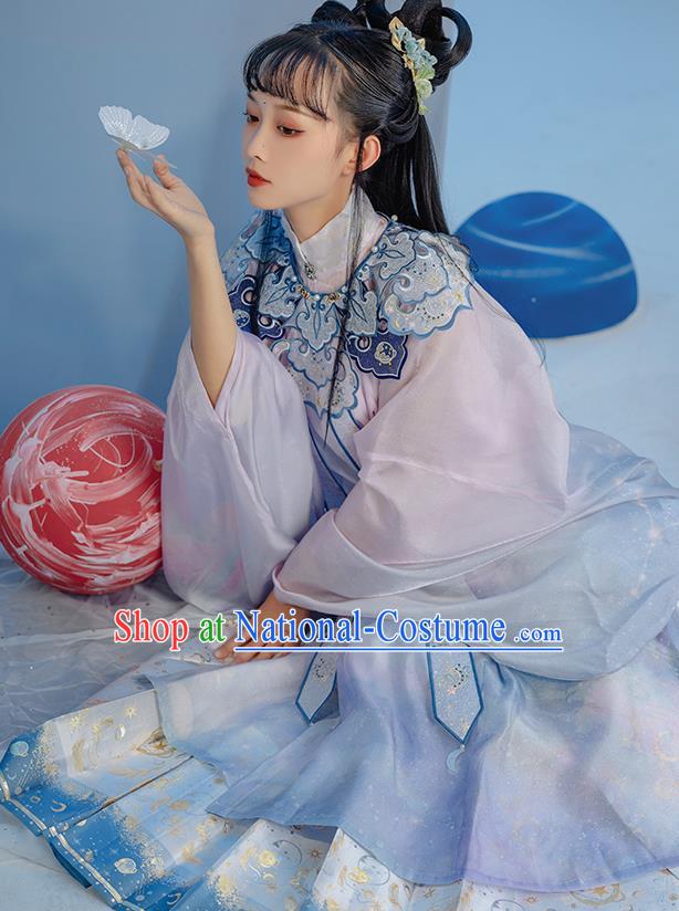 China Ancient Court Princess Hanfu Clothing Traditional Ming Dynasty Nobility Lady Costumes