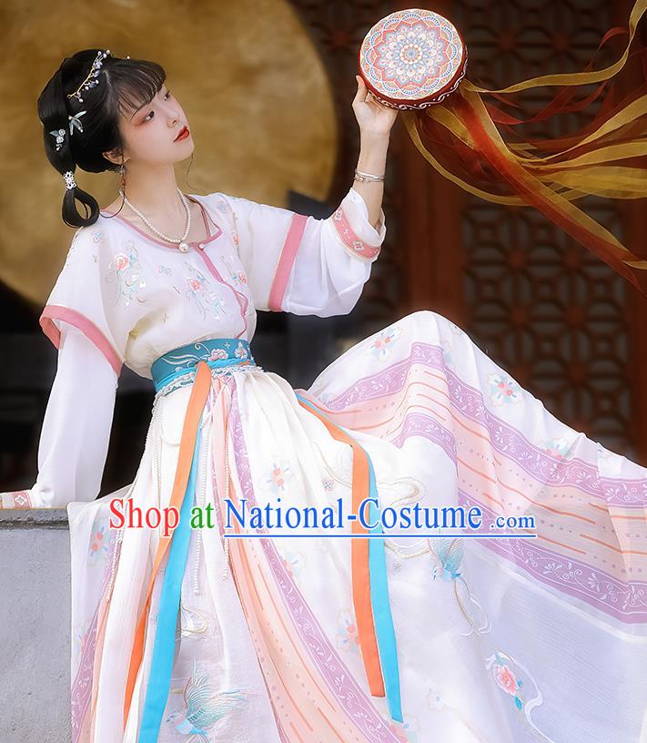 China Ancient Court Princess Historical Clothing Traditional Tang Dynasty Palace Lady Dance Costumes