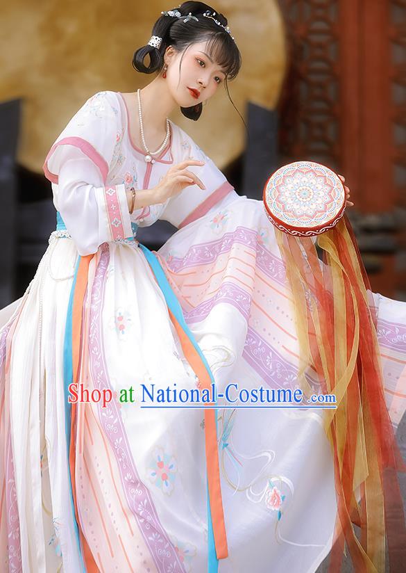 China Ancient Court Princess Historical Clothing Traditional Tang Dynasty Palace Lady Dance Costumes