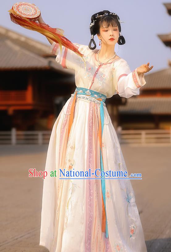 China Ancient Court Princess Historical Clothing Traditional Tang Dynasty Palace Lady Dance Costumes