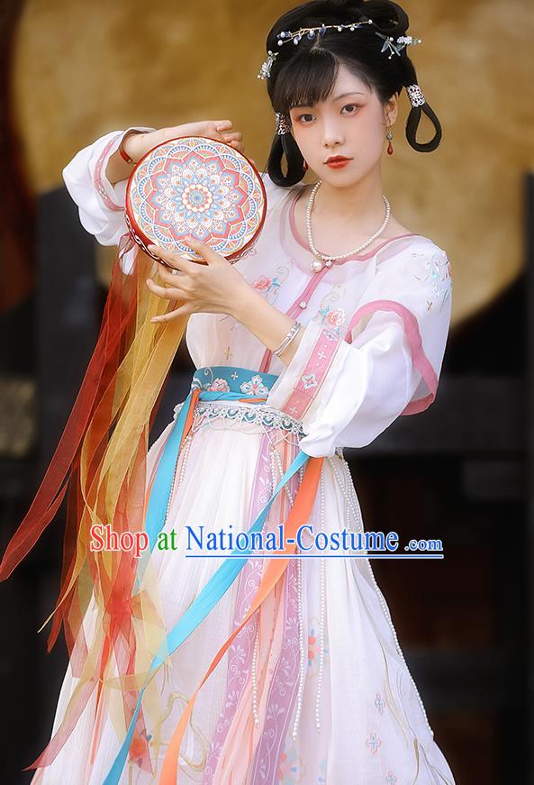 China Ancient Court Princess Historical Clothing Traditional Tang Dynasty Palace Lady Dance Costumes