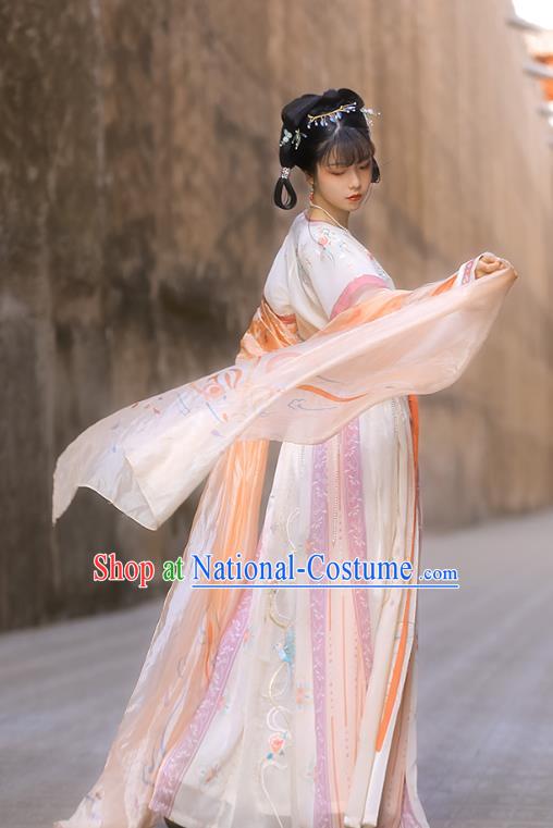 China Ancient Court Princess Historical Clothing Traditional Tang Dynasty Palace Lady Dance Costumes