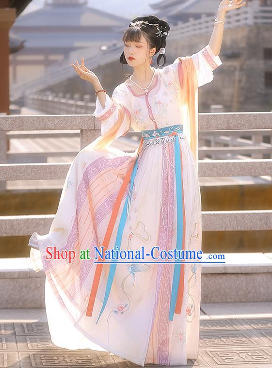 China Ancient Court Princess Historical Clothing Traditional Tang Dynasty Palace Lady Dance Costumes