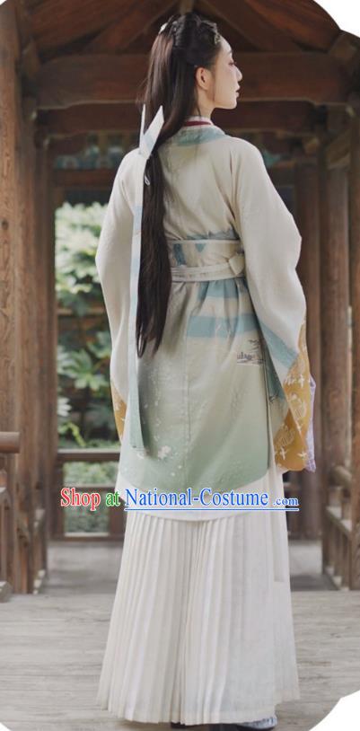 China Ancient Royal Princess Hanfu Dress Clothing Traditional Han Dynasty Palace Beauty Historical Costumes