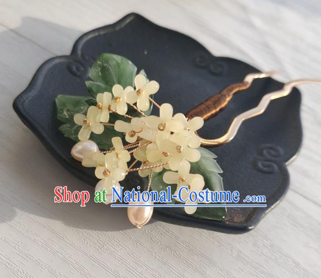 Chinese Ancient Princess Hairpin Hanfu Hair Accessories Traditional Ming Dynasty Fragrans Hair Stick