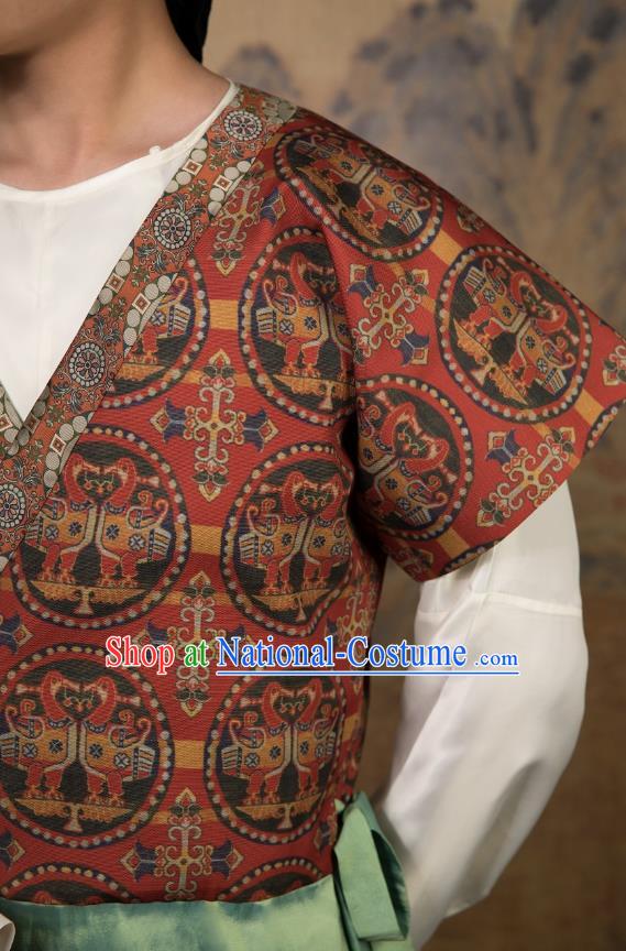 China Ancient Garment Traditional Tang Dynasty Swordsman Hufu Clothing