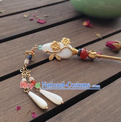 Chinese Traditional Cheongsam Hair Stick Ancient Palace Lady Tassel Hairpin