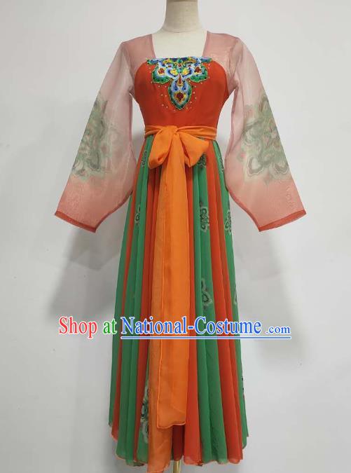 China Stage Performance Clothing Tang Dynasty Court Dance Costume Classical Dance Hanfu Dress