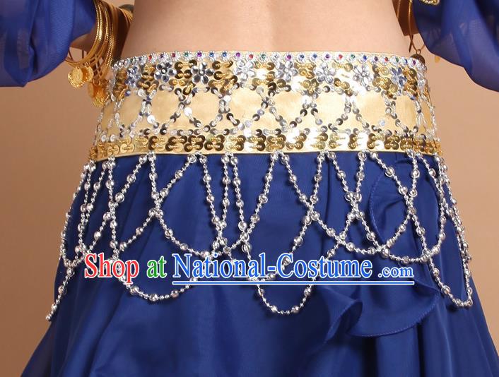 Asian Traditional Classical Dance Waist Accessories Indian Belly Dance Beads Tassel Waistband