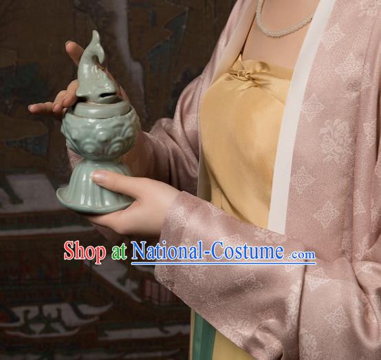 China Ancient Nobility Women Hanfu Clothing Traditional Song Dynasty Countess Replica Costumes